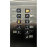 Set placute cu numere lift braille pentru  nevazatori